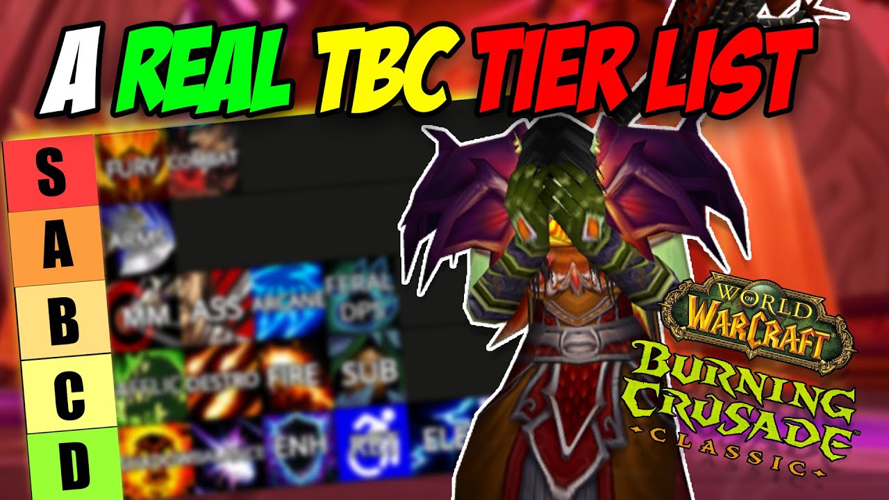 An Actual TBC Class TIER List!