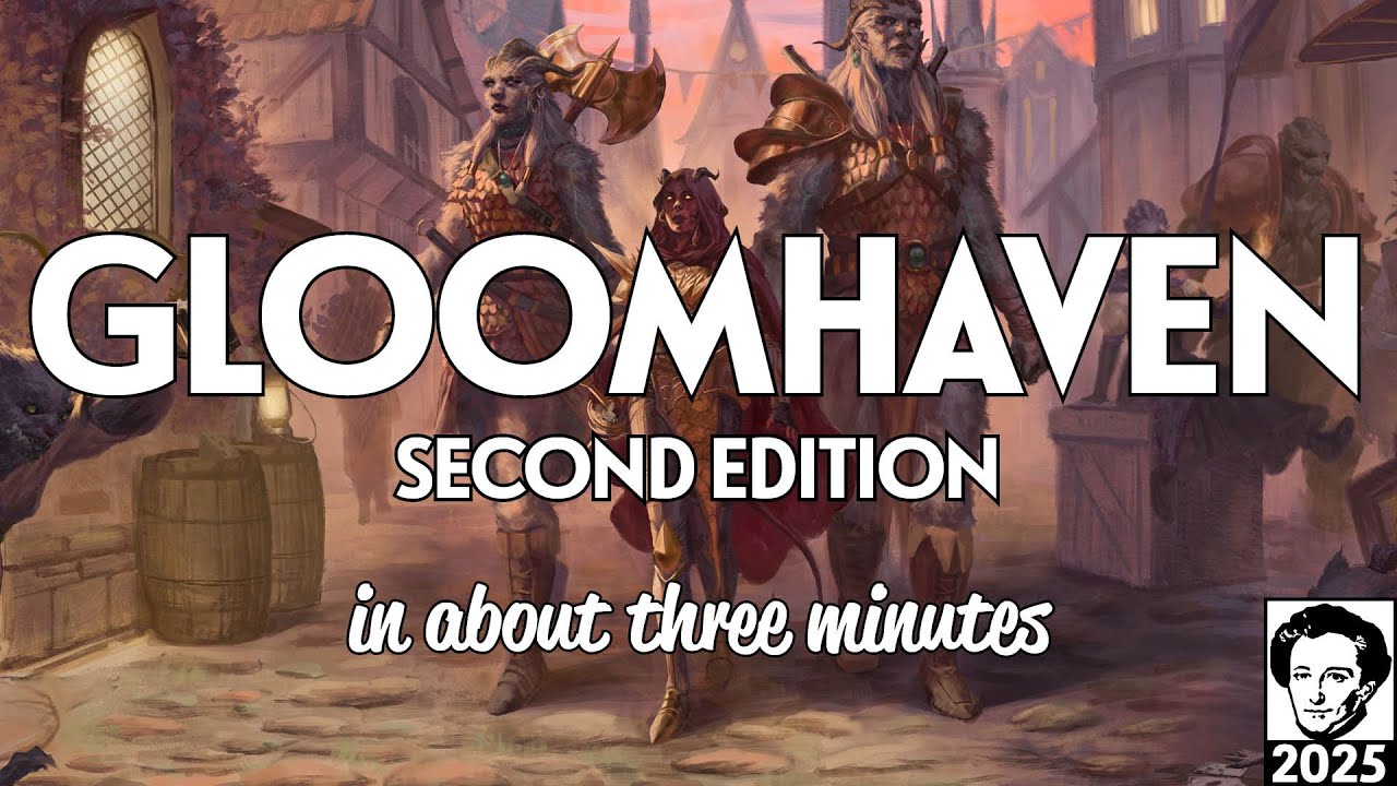 Gloomhaven in about 3 minutes - Board game review - 2nd edition