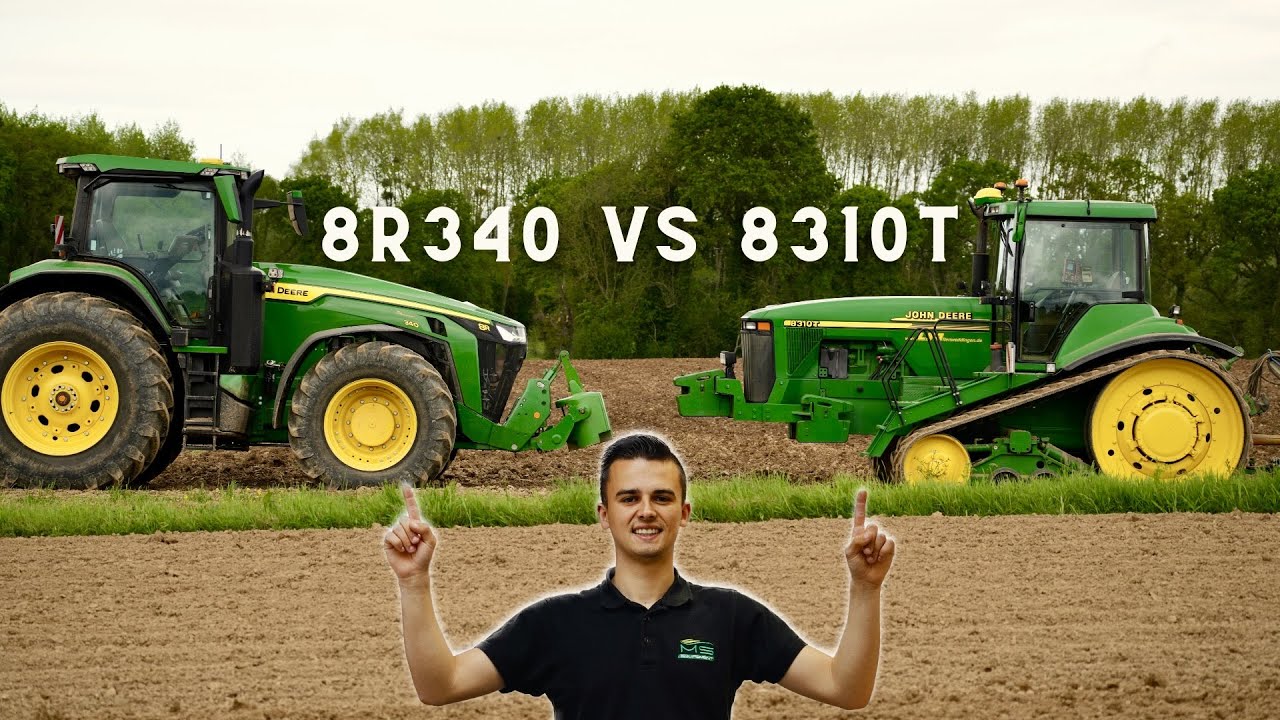8R340 VS 8310T AUX SEMIS DE MAÏS 2023 🤩🌽