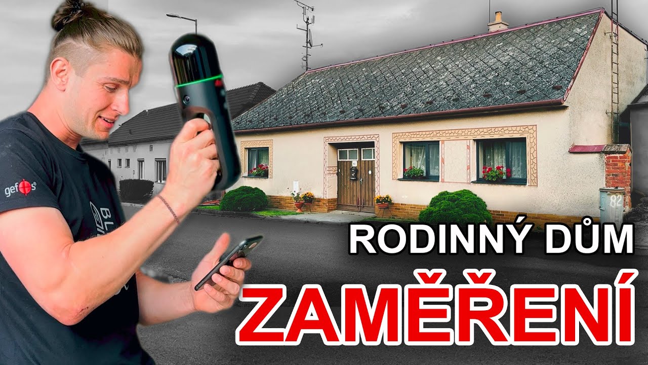 Rekonstrukce domu od A do Z – zaměření pomocí 3D laserového skeneru