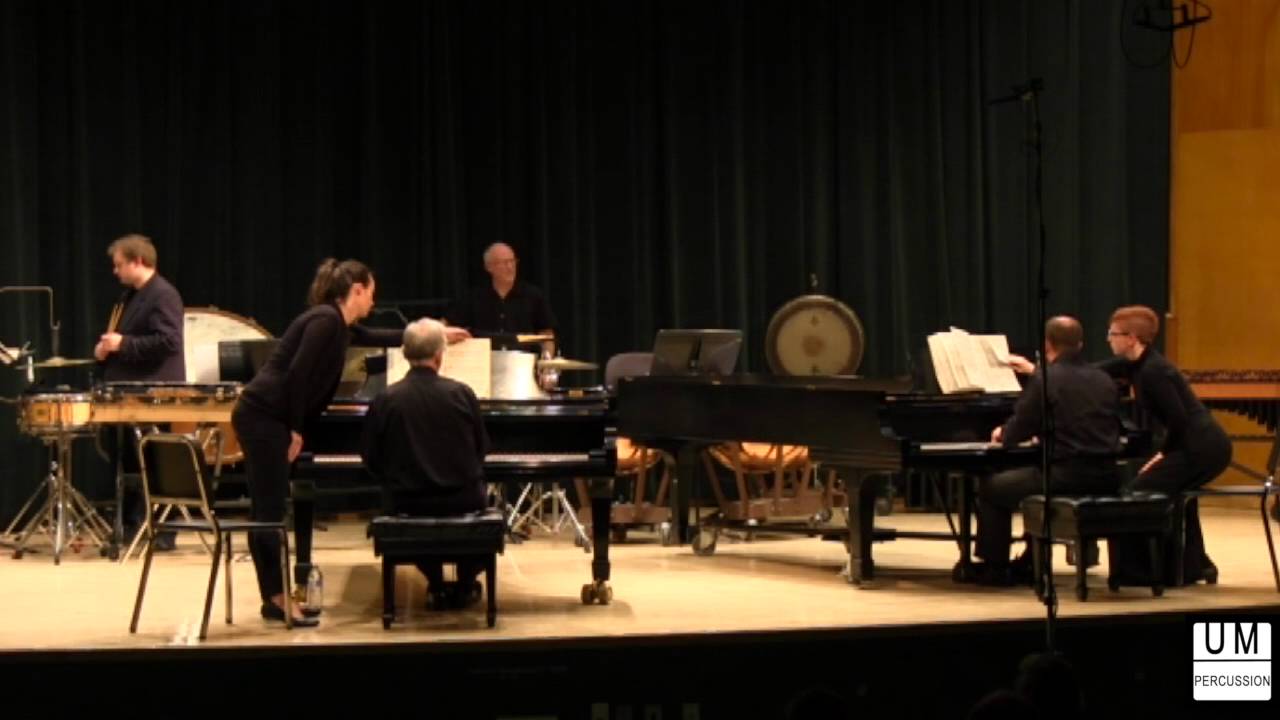 Bartok Sonata for Two Pianos and Percussion - UMontana Percussion
