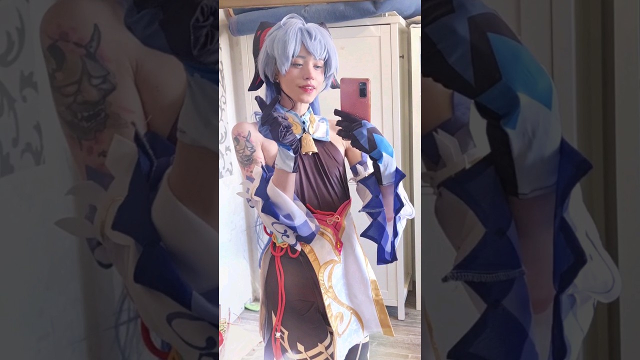 Gānyǔ 💙....#ganyu #ganyucosplay #genshinimpact #honkaistarrail #starrail #cosplay #cosplaycostume