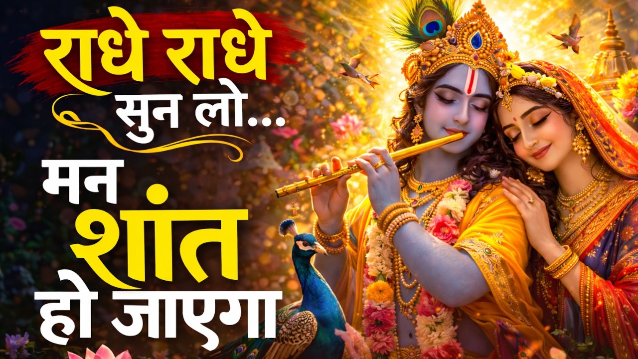 राधे राधे सिर्फ सुनते रहो…मन अपने आप शांत हो जाएगा 🙏 वृंदावन का दिव्य राधे कृष्ण भजन | Radha Krishna