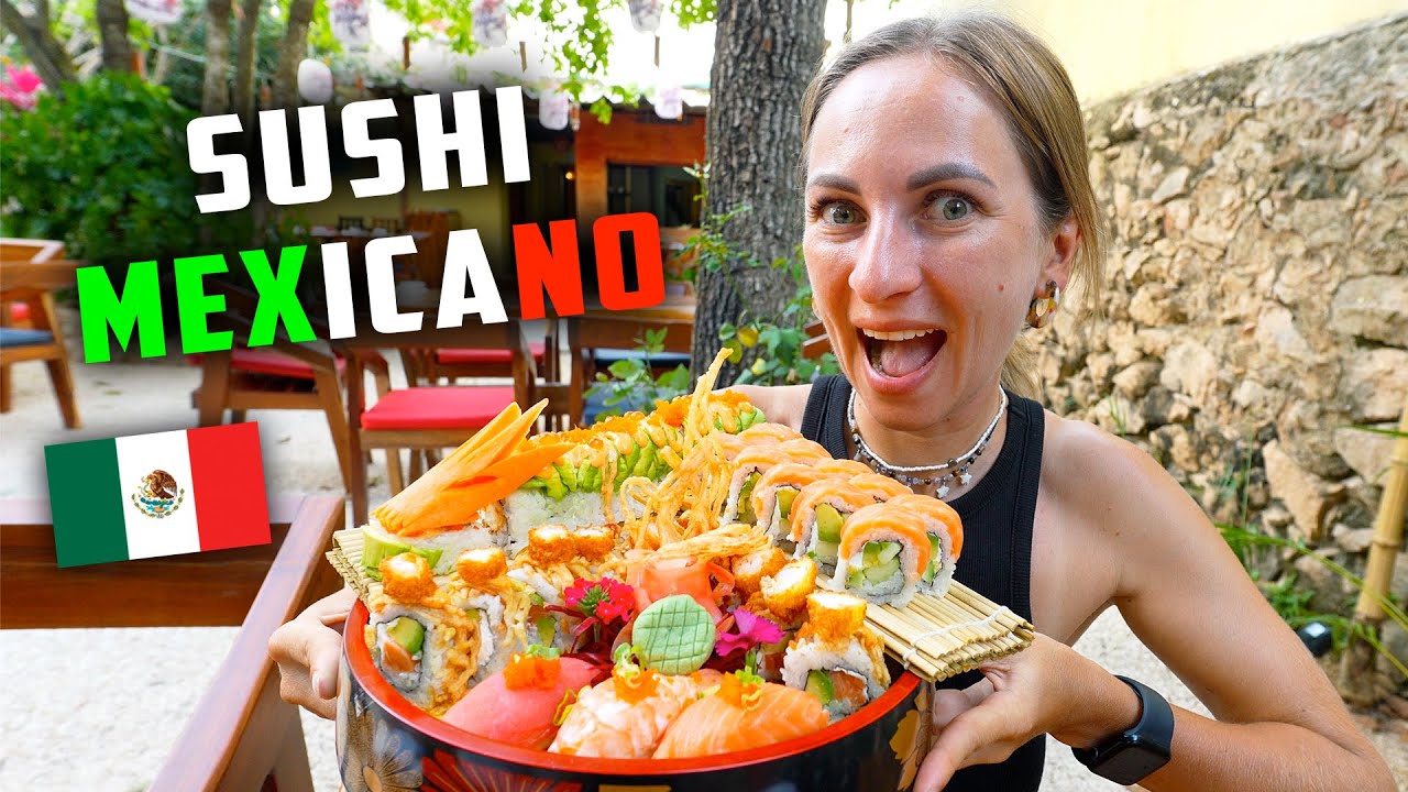 🇲🇽RUSOS PROBANDO SUSHI MEXICANO POR PRIMERA VEZ | RUSOS PROBADO COMIDA JAPONESA EN MEXICO