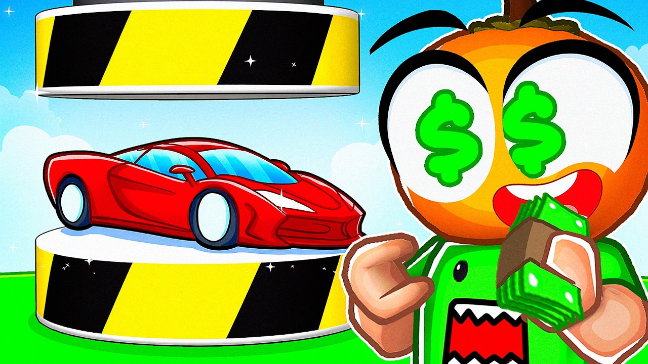 ARABA vs DEV PRESS! (Araba Parçalayarak Zengin Oldum) 🚗 | Roblox