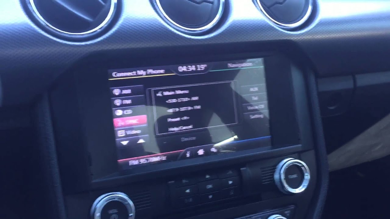 2015 Mustang GT Base Navigation System