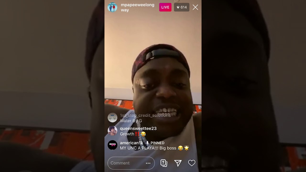 Peewee longway has a message for everyone (looter)