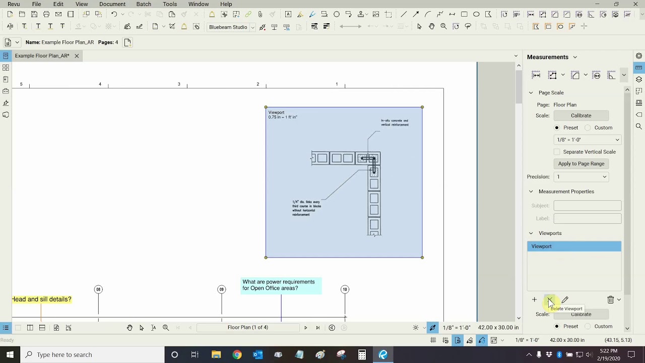 Viewports & Scales in Bluebeam Revu