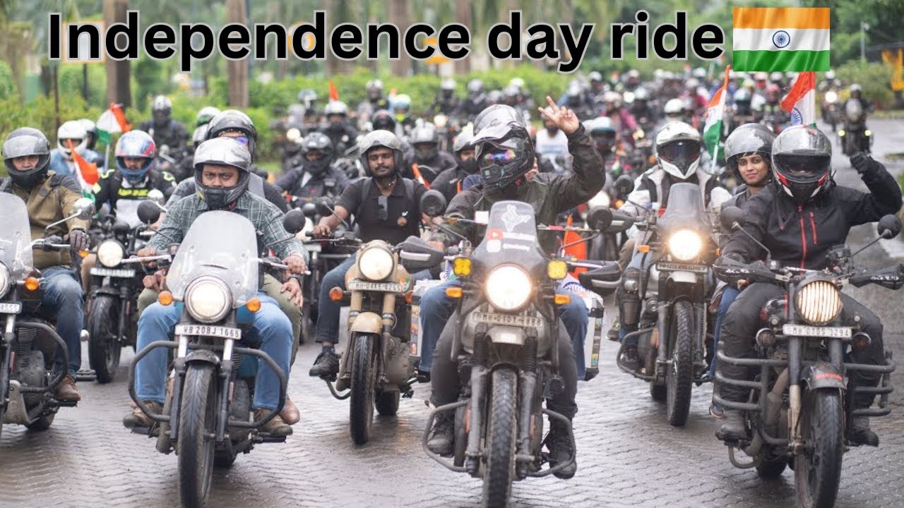 Independence Day bike ride with Royal Enfield bike group. Awesome experience. Got prizes