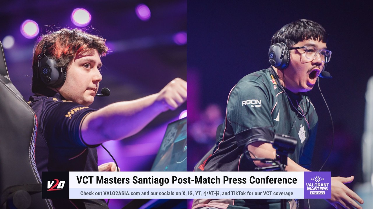 [BBL & G2] Post-Match Press Conference at VALORANT Masters Santiago