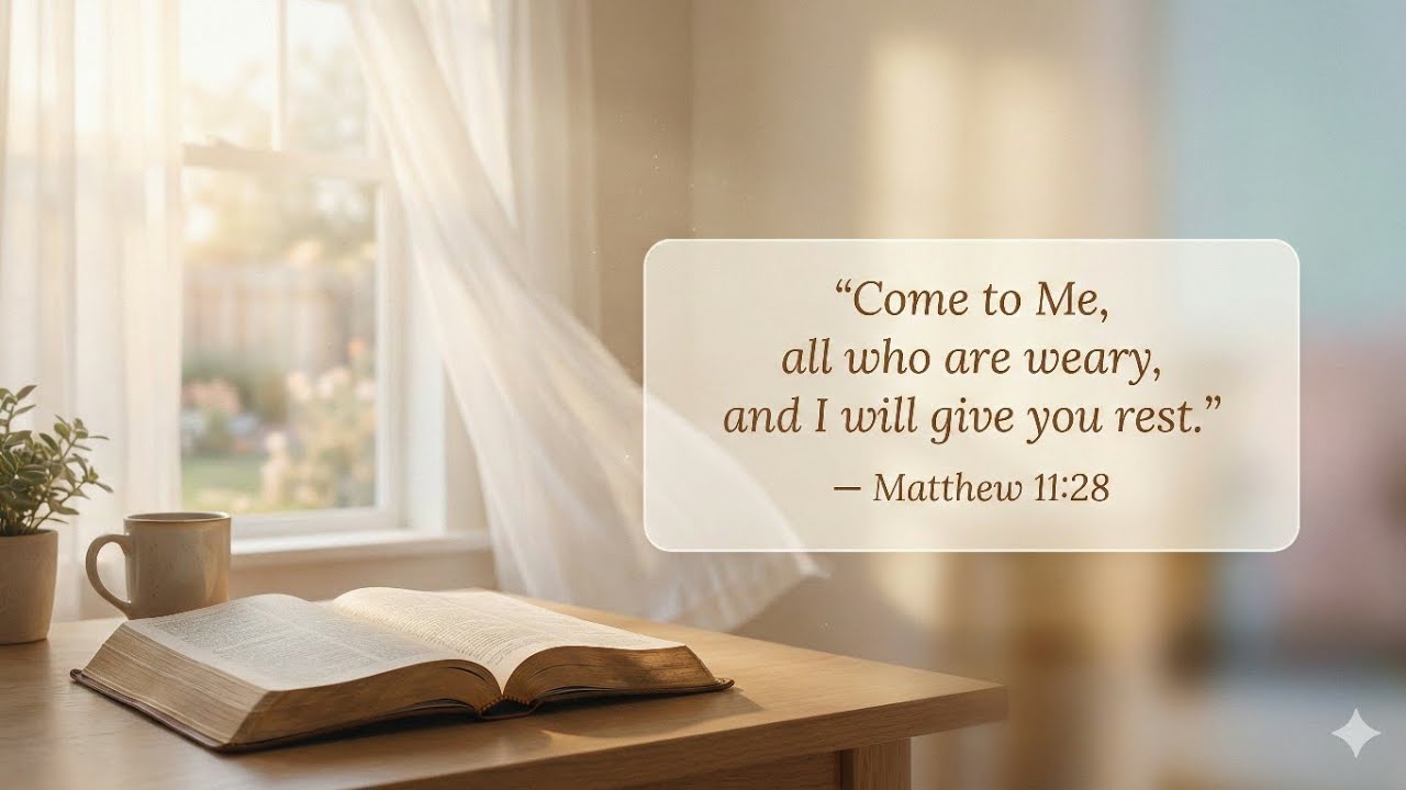 Morning Prayer Before You Start Your Day| “Come to Me," Matthew 