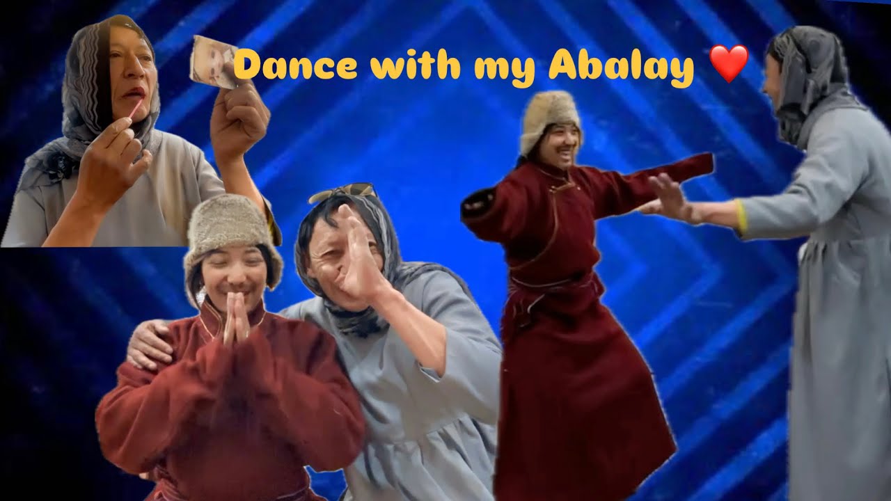 Comedy dance with my Abalay🥸❤️//ladakhi song//Dance//#fatherdaughterdance @leakzesangmo 