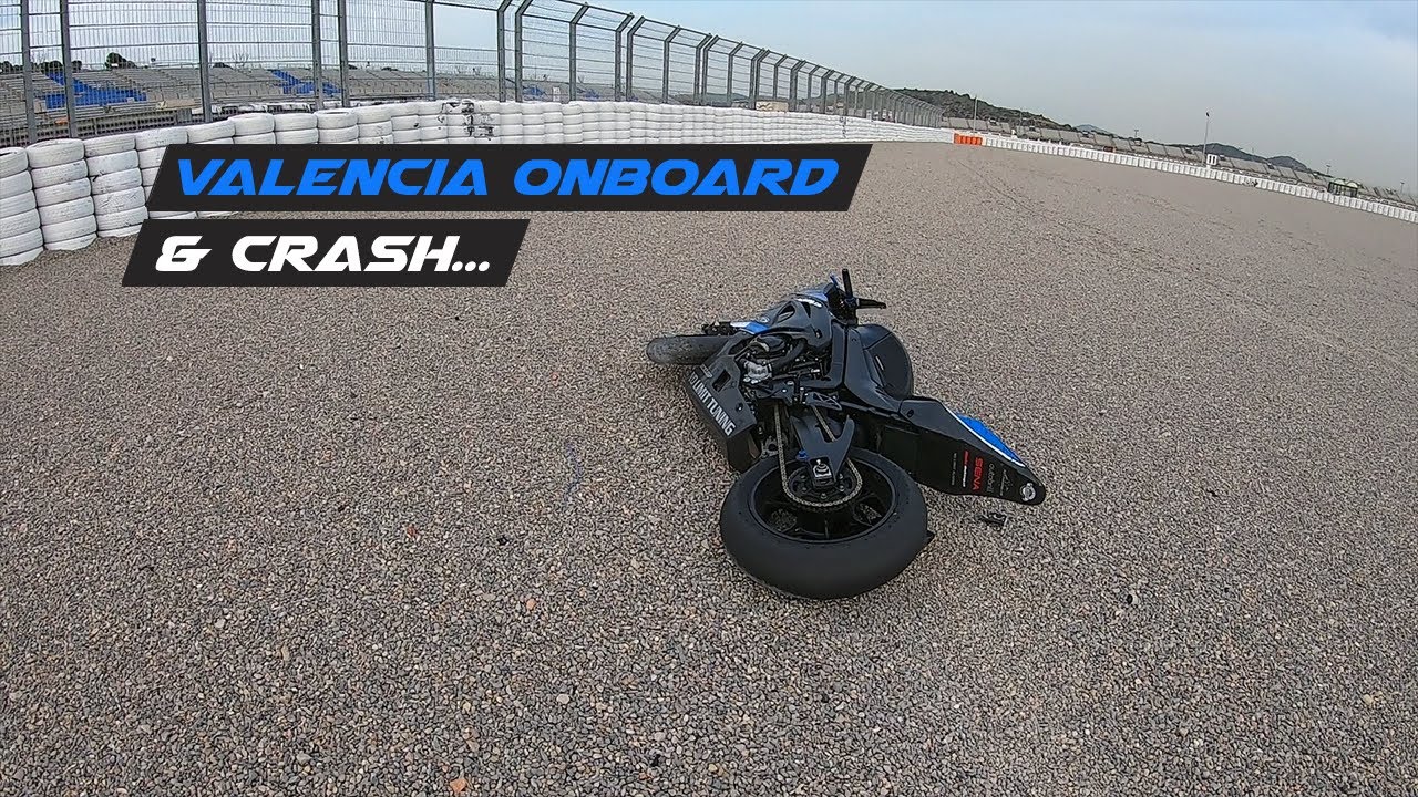 ONTOURAPTIK | Circuit Ricardo Tormo CRASH 😰 GSX-R 1000 (RAW onboard)