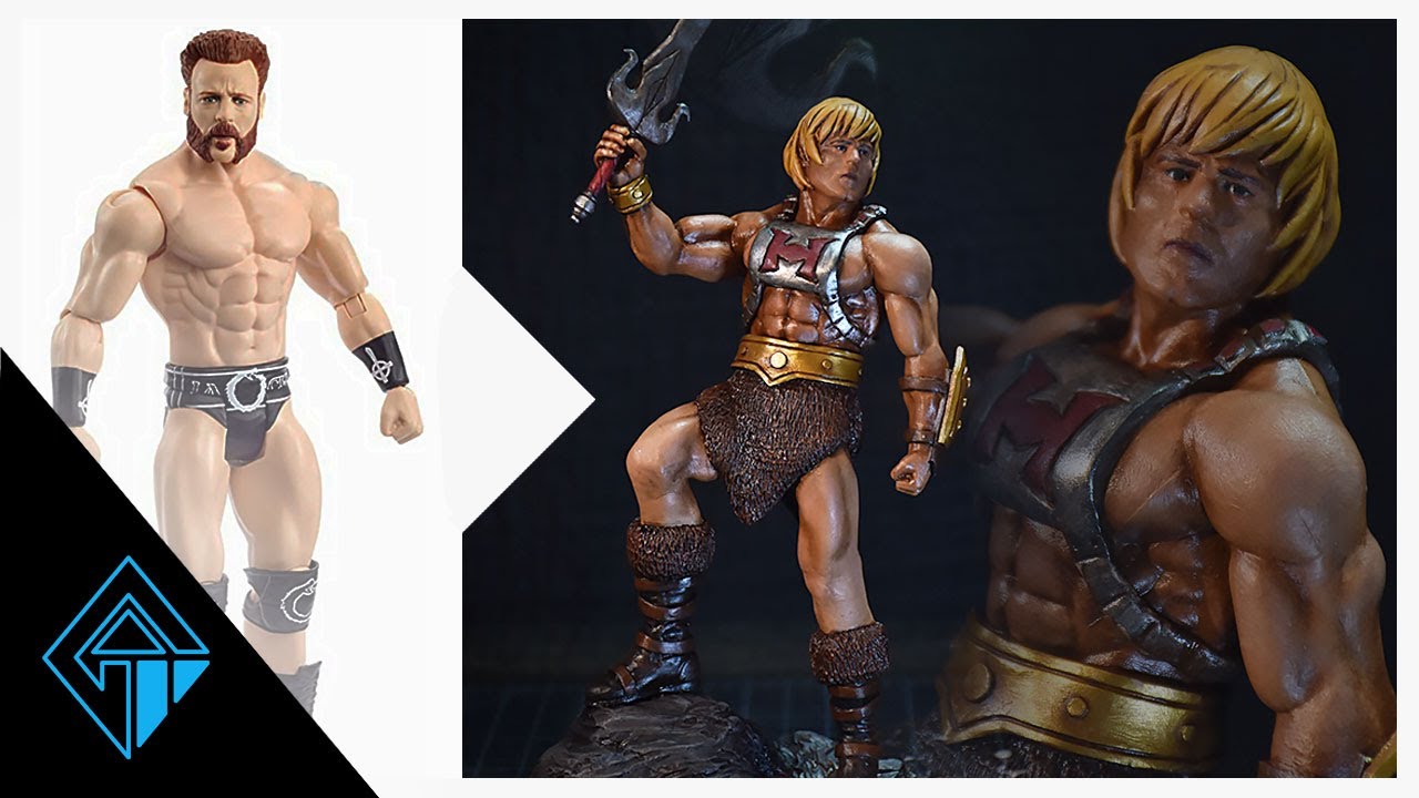 🔷 Custom HE-MAN Figure base Sheamus | Sculpting Heman Master of Universe Netflix in 2021