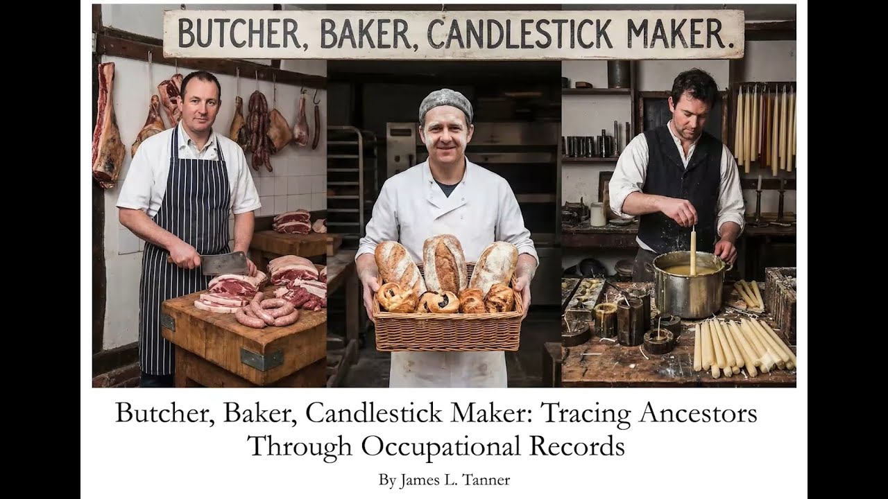 Butcher, Baker, Candlestick Maker: Tracing Ancestors Through Occupational Records – James Tanner
