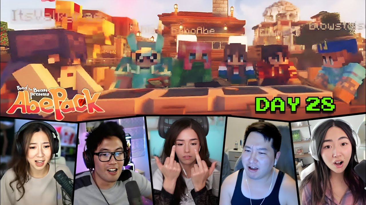NEW PLAYERS, NEW DRAMA! | AbePack Minecraft SMP (DAY 28)