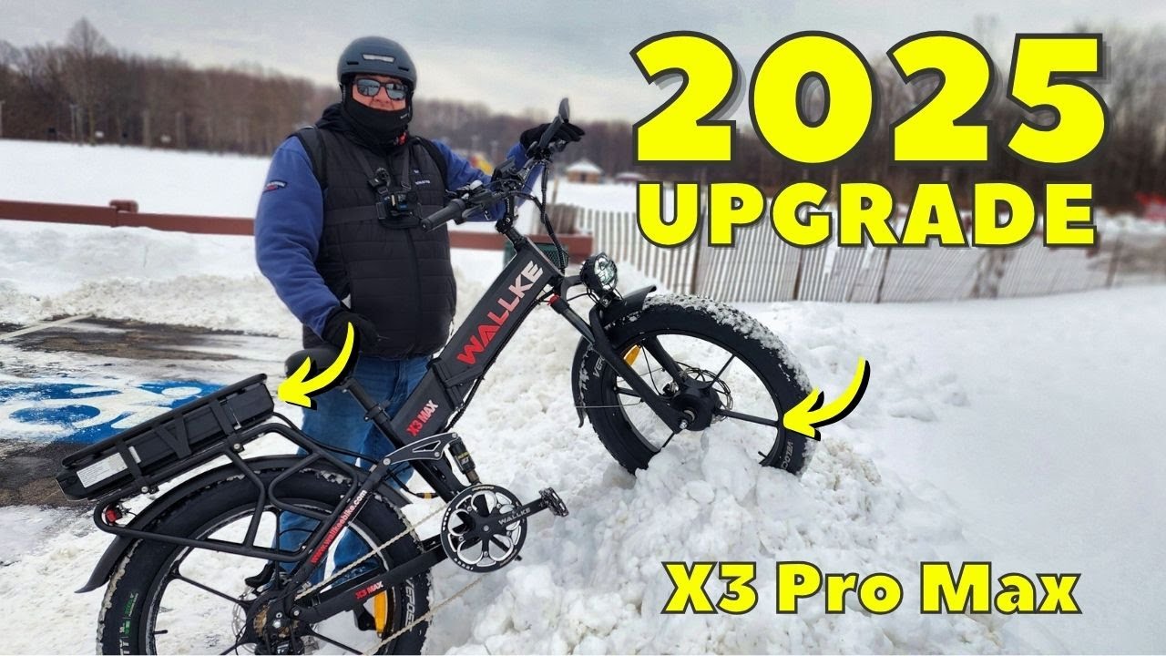 Я протестировал электровелосипед Wallke X3 Pro Max Duel Motor в снежных условиях