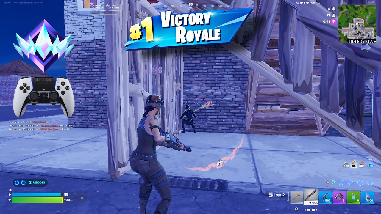Fortnite Unreal Ranked Reload | PS5 Controller Gameplay