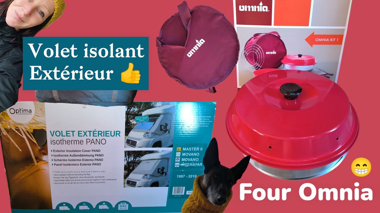 Je reçois le four Omnia et un volet isolant de equipe-ton-camping-car.fr 😁 #nomade