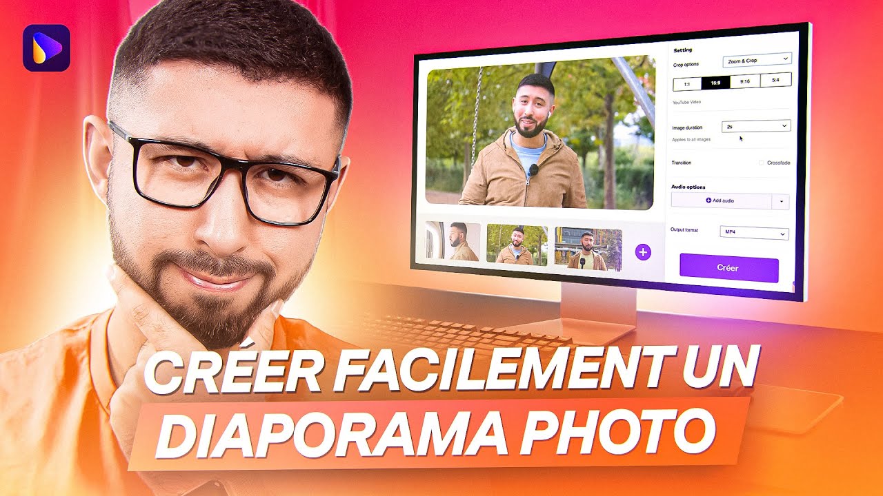 Comment cr&eacute;er un diaporama avec plusieurs photos en ligne [Tuto] [2024]
