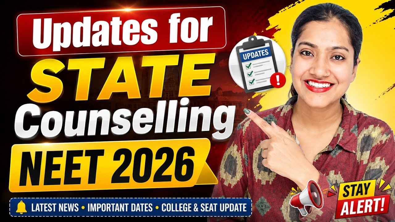 State Quota NEET Counselling Big Updates 🚨 | MBBS BDS counselling updates | NEET counselling 2026