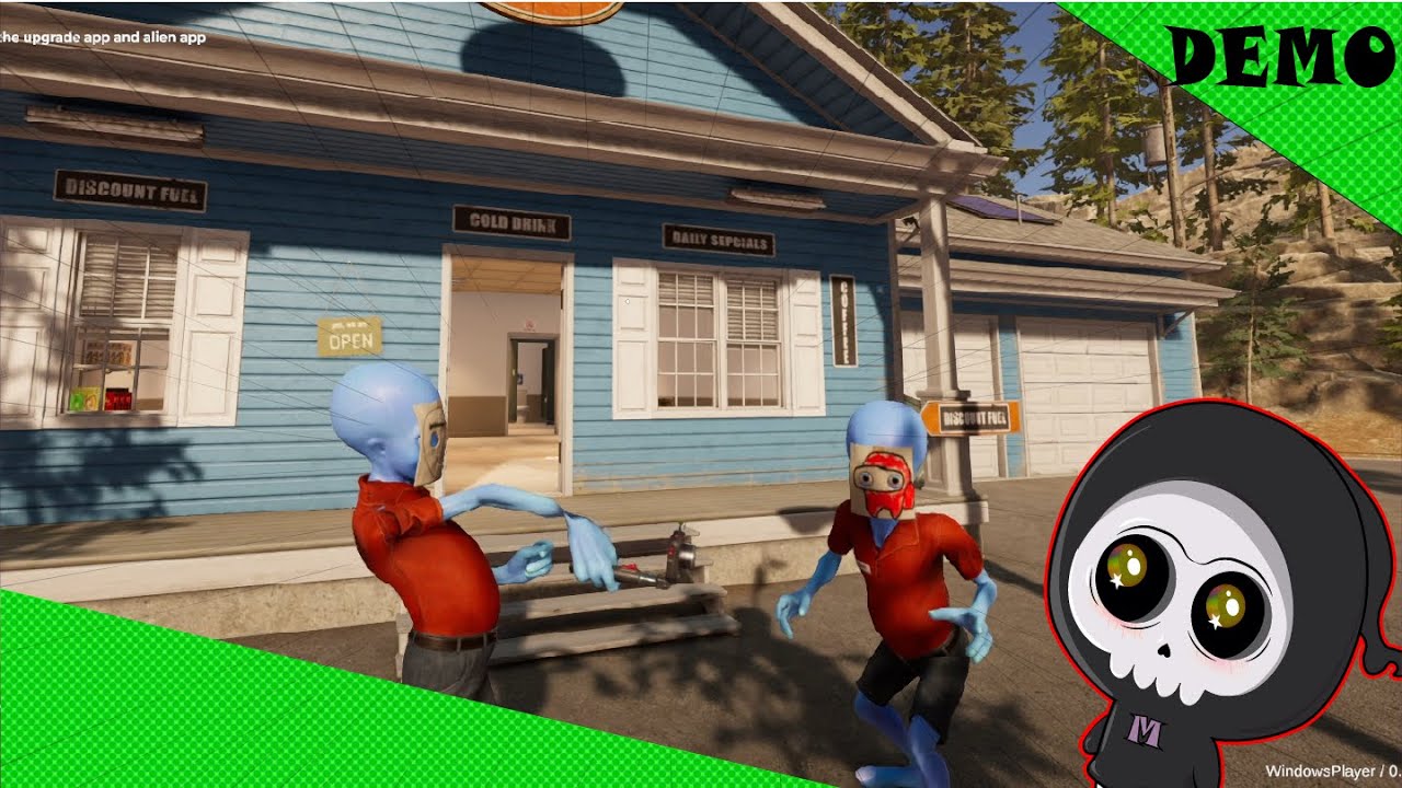ALIENS RUN A GAS STATION FOR REASEARCH ON HUMANS! | Roadside Research [Demo]