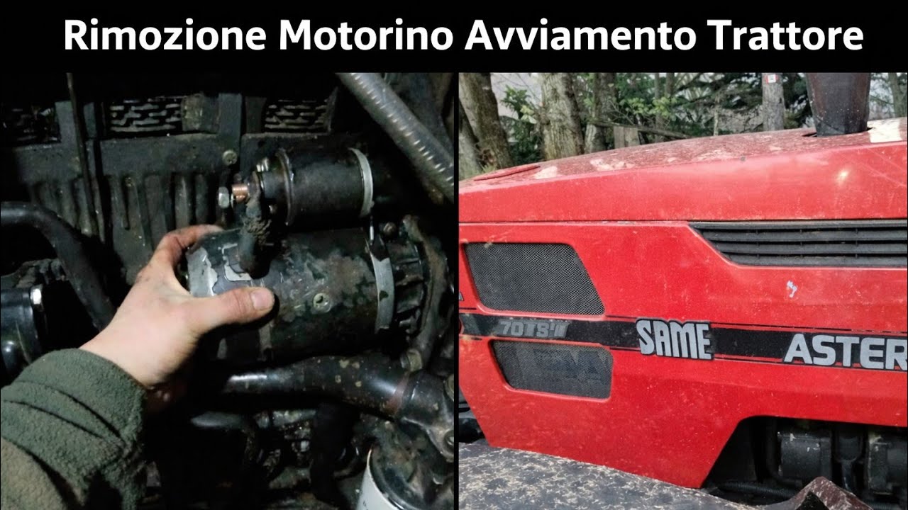 MOTORINO DI AVVIAMENTO TRATTORE 🚜⚡