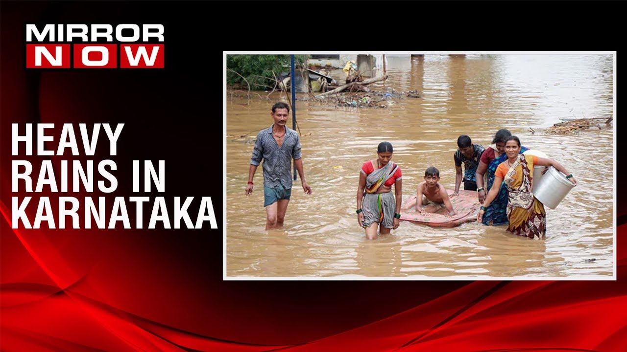 Karnataka rains: Streets flooded with rain water, IMD issued red alert for several districts