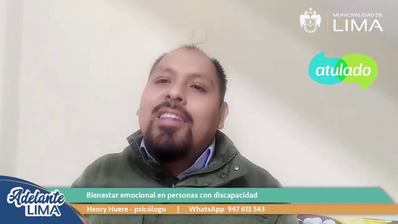 Charla virtual: Bienestar emocional en personas con discapacidad