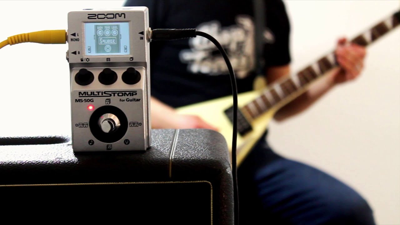 Zoom MS50G Multistomp - Stomp Mode - Full Mix Demo & Playthrough