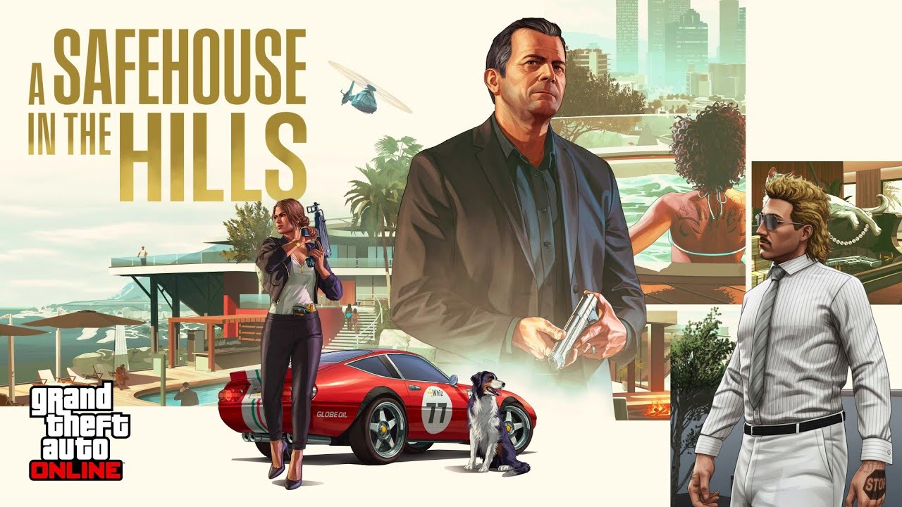 GTA Online: A Safehouse in The Hills - Comprando a Mansão Tongva Estate e a Volta do Michael!