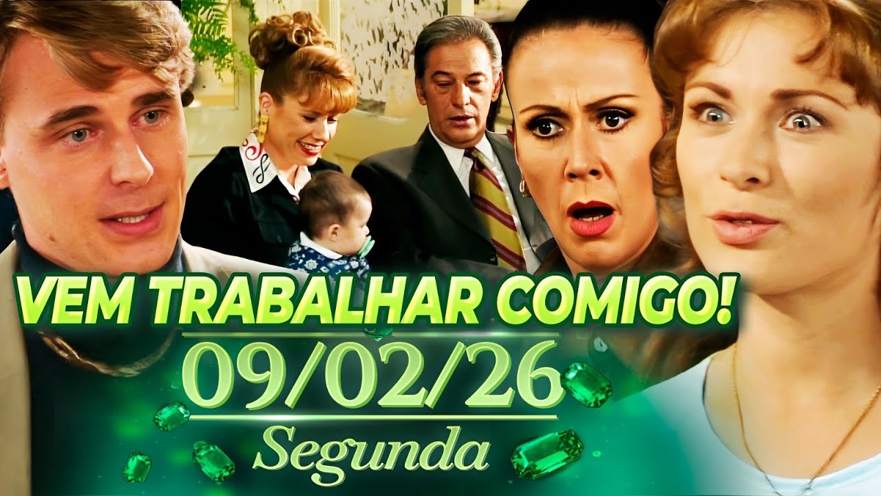 Esmeralda - (09/02/2026) Capítulo 65 l Segunda-Feira, SBT, Ao Vivo. Novelas da Tarde.