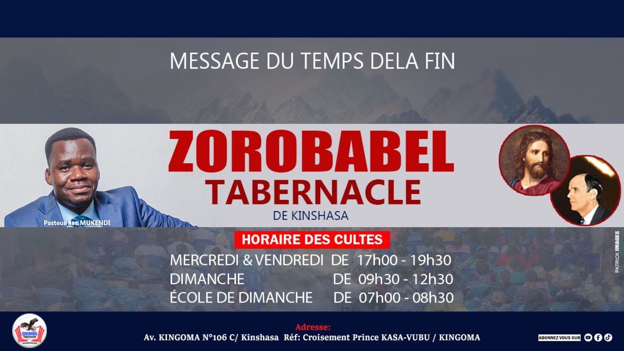 ZOROBABEL TABERNACLE DE KINSHASA