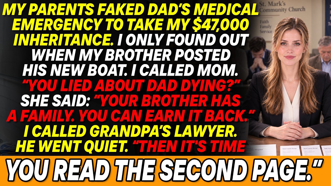 My Parents Faked Dad's Emergency To Take My Inheritance &mdash; The Lawyer Told Me To Read Page Two