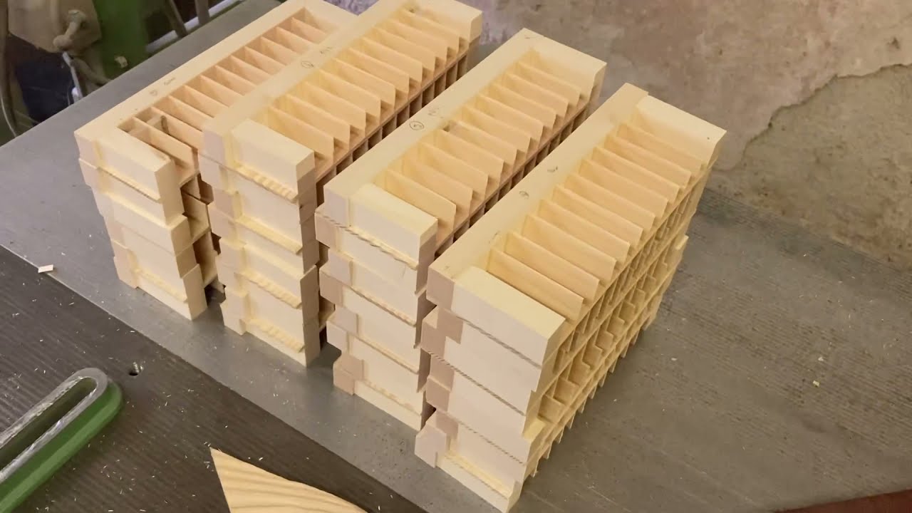 반도네온 리드블록 제작 / Making Bandoneon reed block / Bauen ein Bandoneonstimmstock