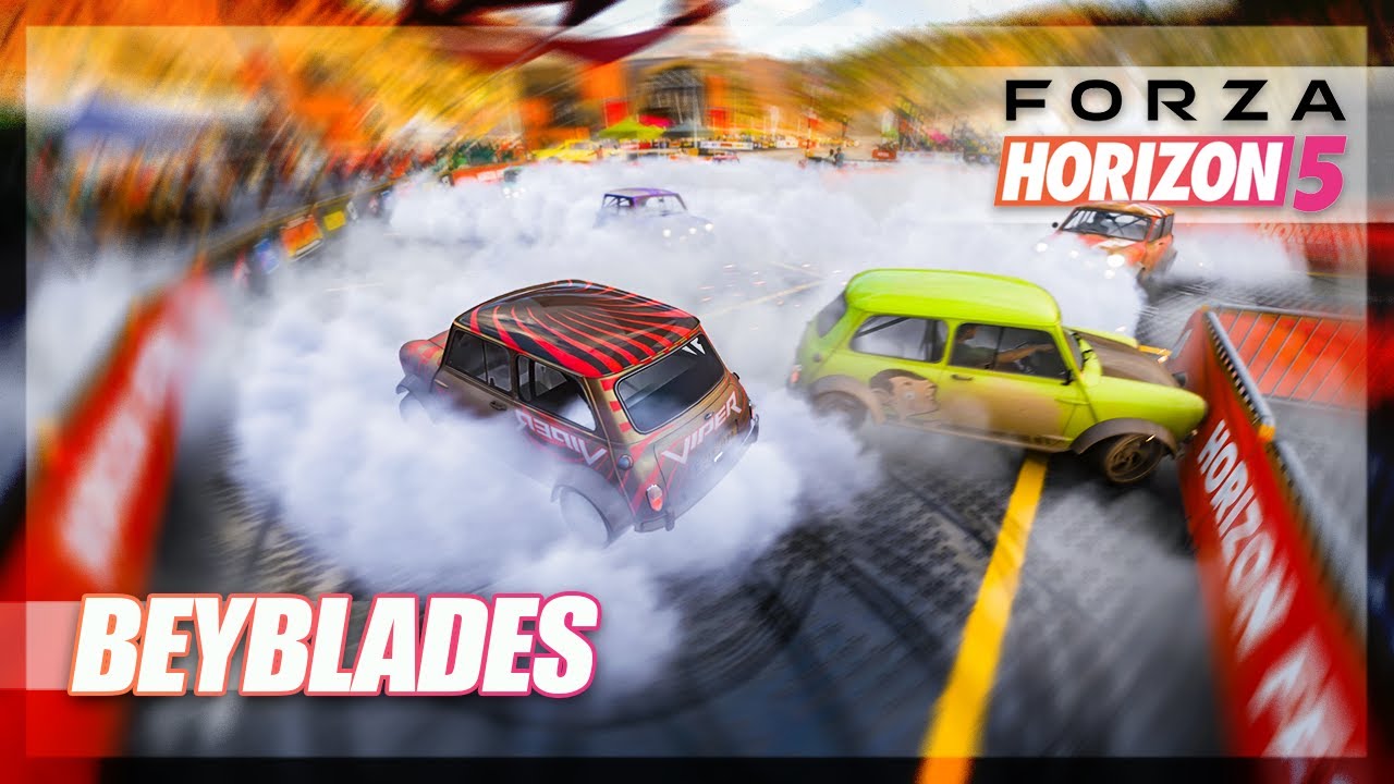Forza Horizon 5 - Beyblades Challenge! (Funny Moments)