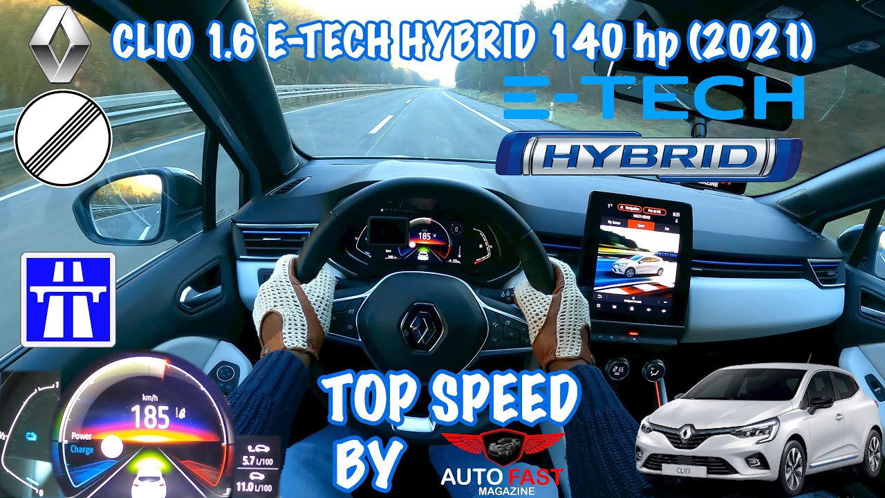 2021 Renault Clio E-Tech Hybrid 140HP | TOP SPEED DRIVE POV