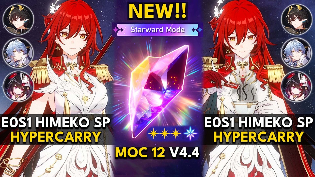 E0S1 Himeko Nova Hypercarry | MOC 12 Starward Mode | HSR 4.4 CE Server