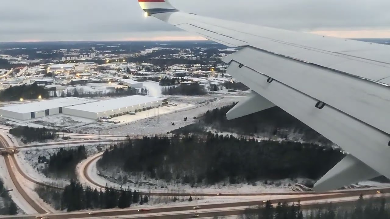 Atterraggio all'aeroporto di Stoccolma Arlanda (ARN)