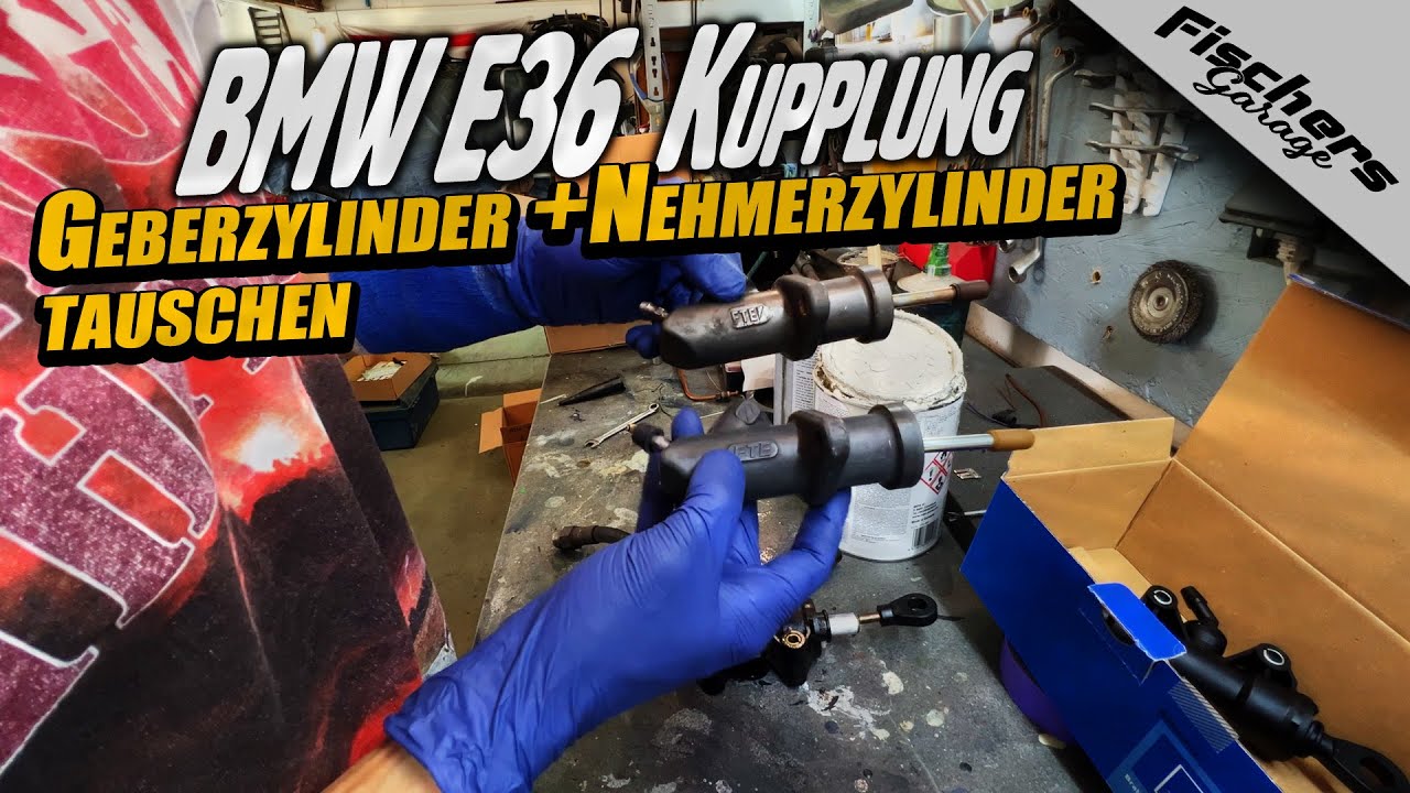 Kupplung's  Geber &  Nehmerzylinder  + Stahlflex Leitung und Kupplung Entlüften   | BMW  E36