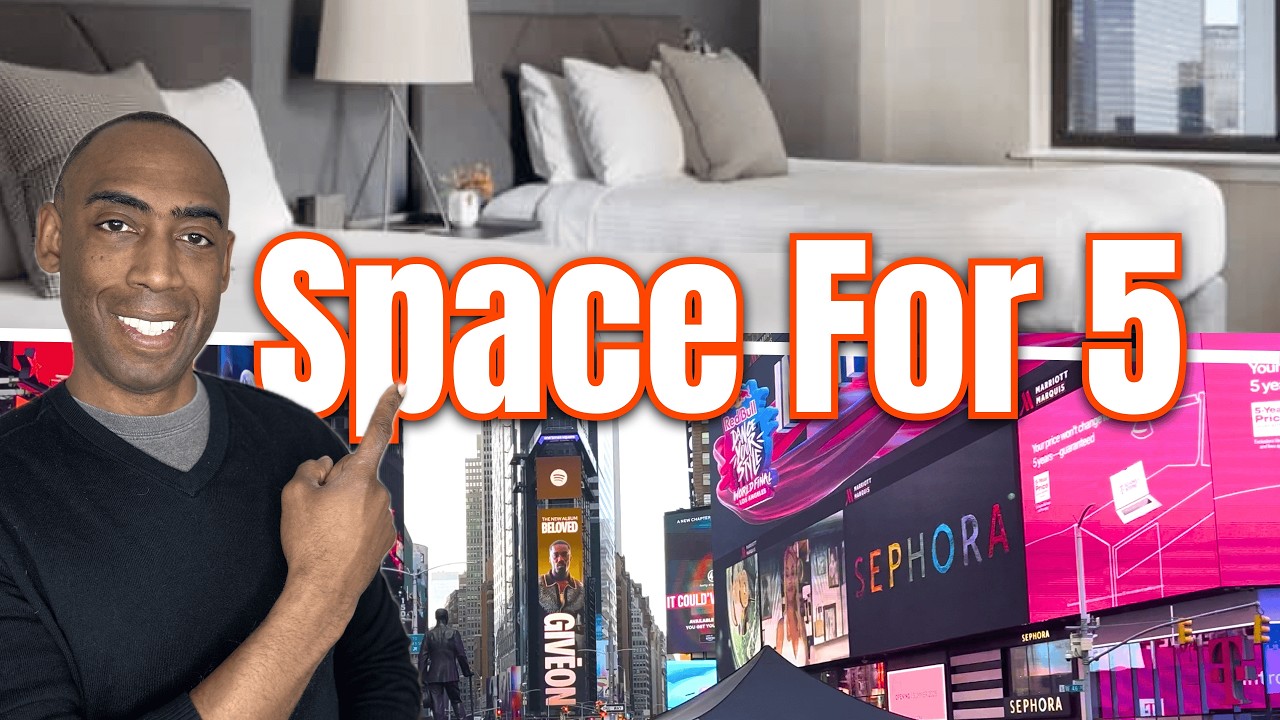 3 NYC Hotels Near Times Square With Space For A Family of 5 + Best Nearby Eats