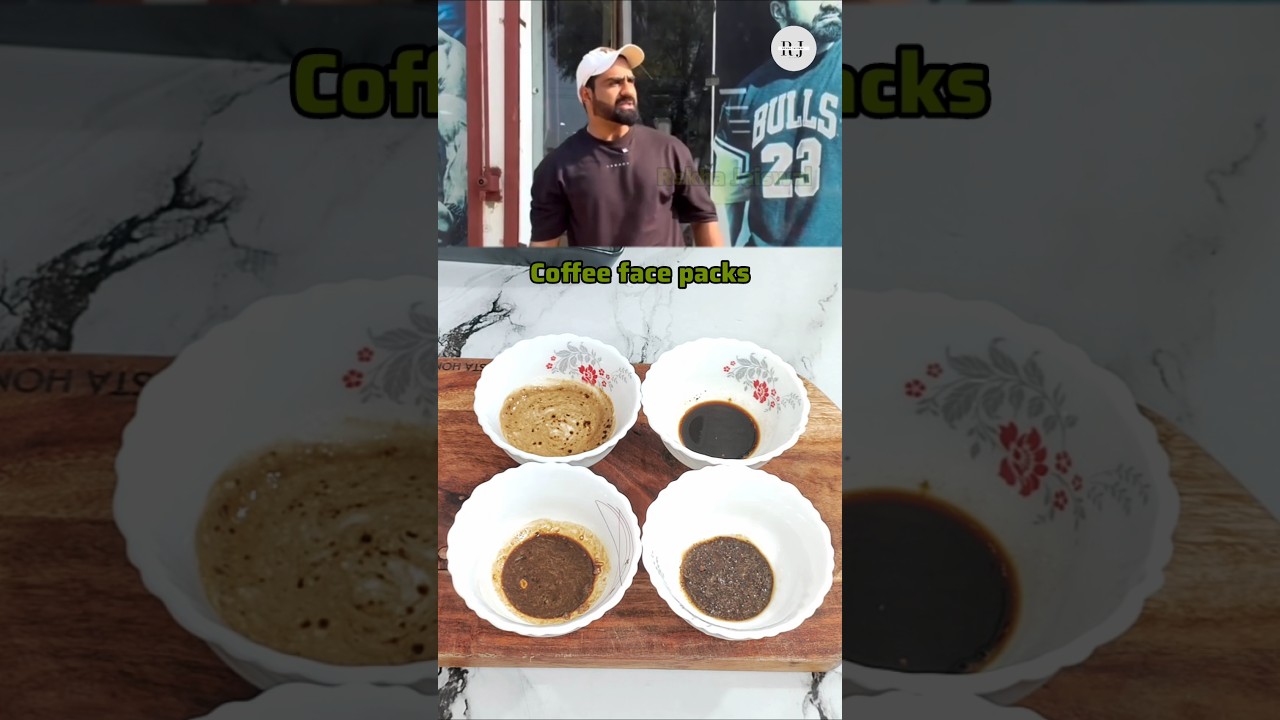 ☕ Coffee Face Packs for Glowing Skin by Nitesh Soniy ✨#CoffeeFacePack #NaturalSkincare #DIYBeauty