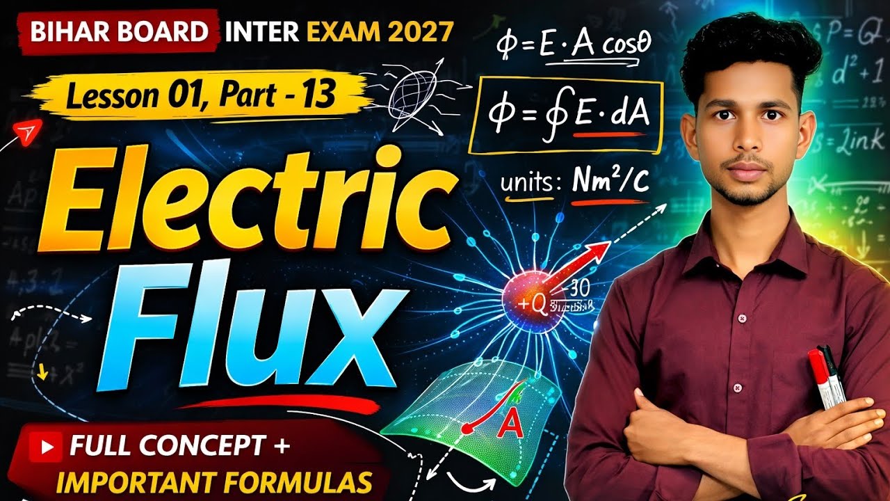 विद्युत फ्लक्स #electricflux ll part 13 ll Mahi sir ll