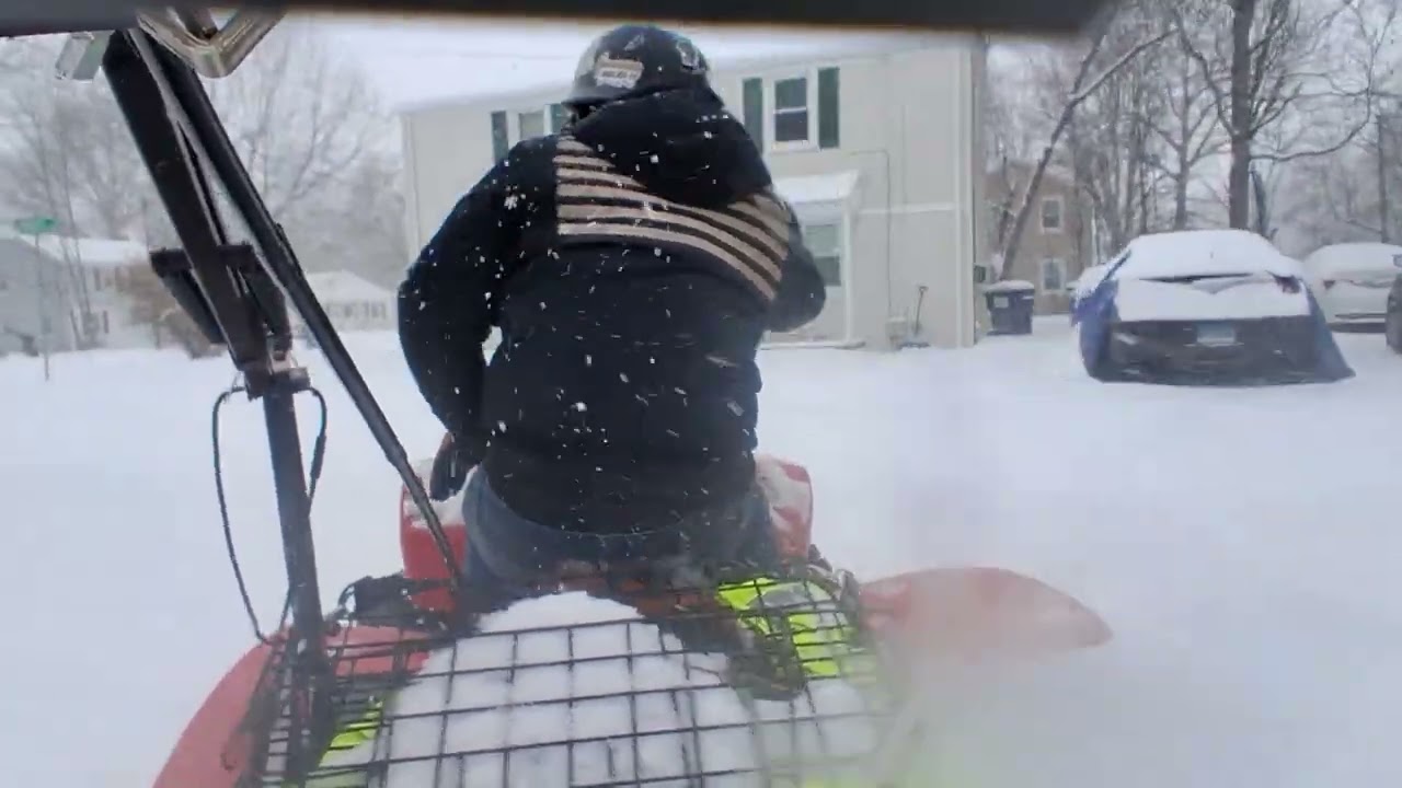 Snowstorm ATV Drift Session