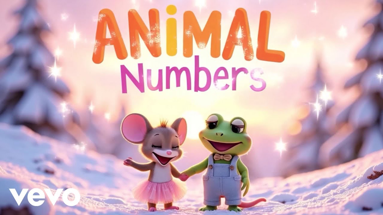 Gentle Giants Academy - Animal Numbers Song (Sing-Along) (Lyric Video)
