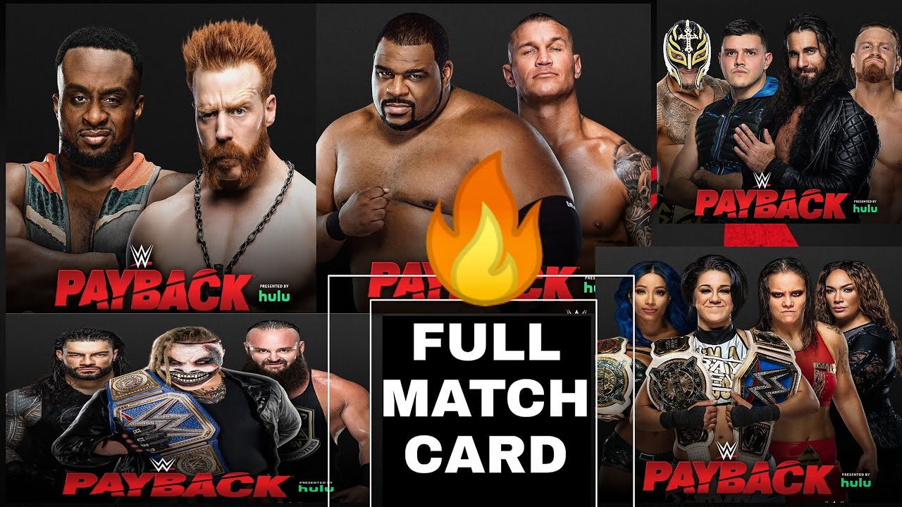 WWE PAYBACK 2020 Full Match Card🔥, Roman Confirm Champion 💯, Results Prediction