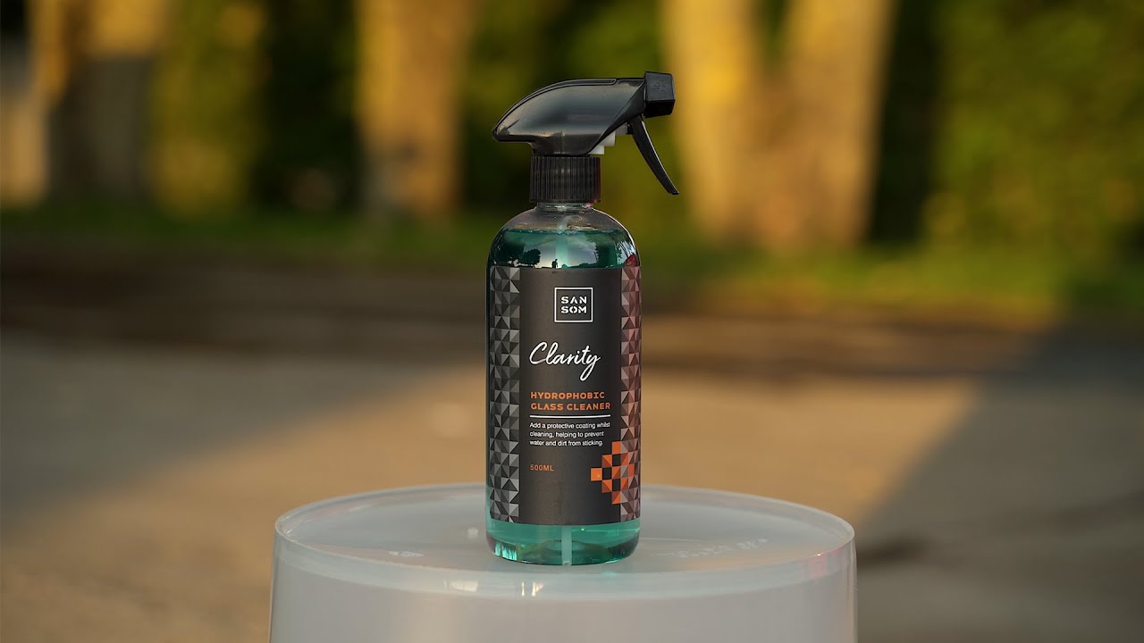About CLARITY - our hydrophobic glass cleaner