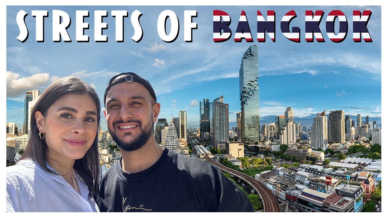 STREETS of BANGKOK, THAILAND 🇹🇭 | Our First Impressions | Travel Vlog #46