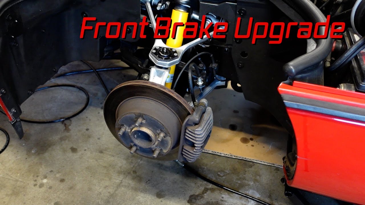 C4 Corvette Front Brake Rotor and Pads Replacement