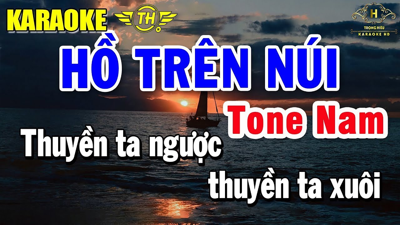 Hồ Trên Núi Karaoke Tone Nam ( Am ) Beat Nhạc Sống Rất Dễ Hát | Trọng Hiếu